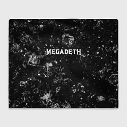 Плед флисовый Megadeth black ice, цвет: 3D-велсофт