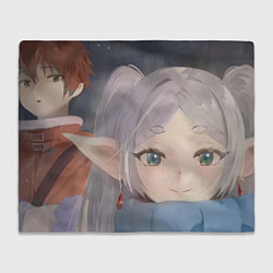 Плед флисовый Sousou no Frieren Stark, цвет: 3D-велсофт