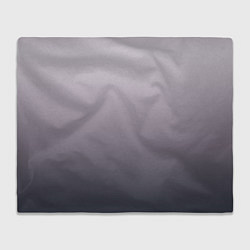 Плед флисовый Бледный серо-пурпурный градиент, цвет: 3D-велсофт