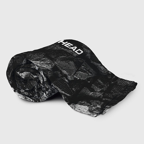 Плед Radiohead black graphite / 3D-Велсофт – фото 2