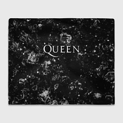 Плед флисовый Queen black ice, цвет: 3D-велсофт
