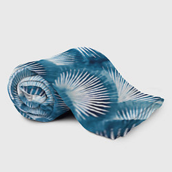 Плед флисовый Японский шибори абстракция, цвет: 3D-велсофт — фото 2