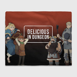 Плед флисовый Delicious in Dungeon - Characters, цвет: 3D-велсофт