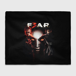 Плед флисовый FEAR 3, цвет: 3D-велсофт