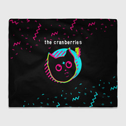 Плед флисовый The Cranberries - rock star cat, цвет: 3D-велсофт
