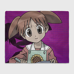 Плед флисовый Azumanga Daioh Тиё Михама, цвет: 3D-велсофт