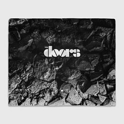 Плед флисовый The Doors black graphite, цвет: 3D-велсофт