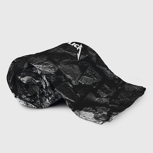 Плед Metallica black graphite / 3D-Велсофт – фото 2