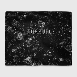 Плед флисовый Burzum black ice, цвет: 3D-велсофт