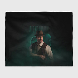 Плед флисовый Alone in the dark - Edward Carnby, цвет: 3D-велсофт