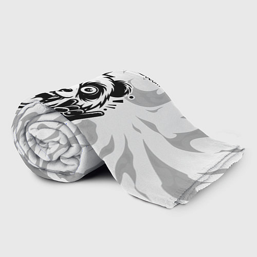 Плед Children of Bodom рок панда на светлом фоне / 3D-Велсофт – фото 2