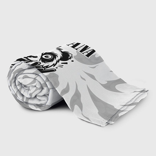 Плед Nirvana рок панда на светлом фоне / 3D-Велсофт – фото 2