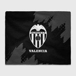 Плед флисовый Valencia sport на темном фоне, цвет: 3D-велсофт