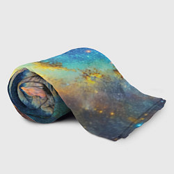 Плед флисовый Одуванчик и космос, цвет: 3D-велсофт — фото 2