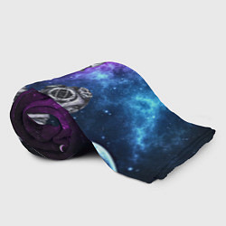 Плед флисовый Сотворение космонавт и водолаз, цвет: 3D-велсофт — фото 2