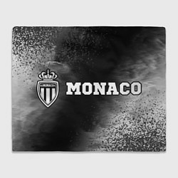 Плед флисовый Monaco sport на темном фоне по-горизонтали, цвет: 3D-велсофт