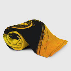 Плед флисовый Benfica - gold gradient, цвет: 3D-велсофт — фото 2