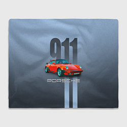 Плед Винтажный автомобиль Porsche 911 Carrera
