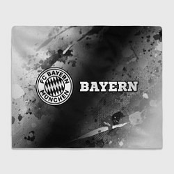 Плед флисовый Bayern sport на темном фоне по-горизонтали, цвет: 3D-велсофт