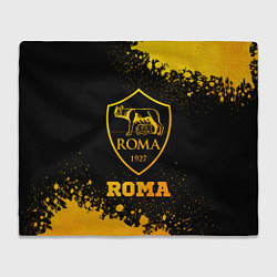 Плед флисовый Roma - gold gradient, цвет: 3D-велсофт