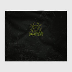 Плед флисовый Drone Pilot 2024, цвет: 3D-велсофт