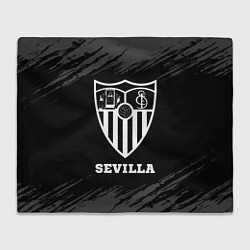Плед флисовый Sevilla sport на темном фоне, цвет: 3D-велсофт