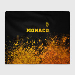 Плед флисовый Monaco - gold gradient посередине, цвет: 3D-велсофт