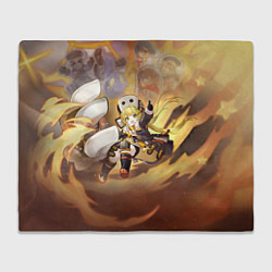 Плед флисовый Honkai Star Rail Hook, цвет: 3D-велсофт