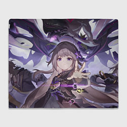 Плед флисовый Honkai Star Rail Herta, цвет: 3D-велсофт