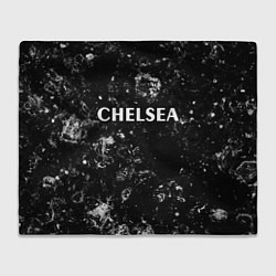 Плед флисовый Chelsea black ice, цвет: 3D-велсофт