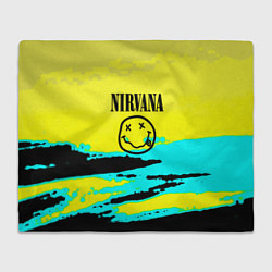 Плед флисовый Nirvana краски кислотные, цвет: 3D-велсофт