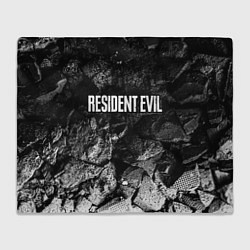 Плед флисовый Resident Evil black graphite, цвет: 3D-велсофт