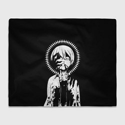 Плед флисовый Темный дворецкий Сиэль, цвет: 3D-велсофт