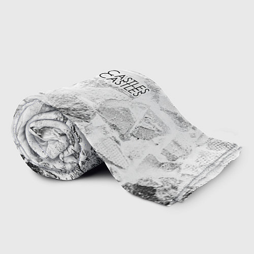 Плед Crystal Castles white graphite / 3D-Велсофт – фото 2
