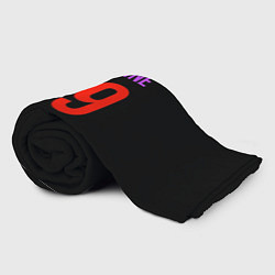Плед флисовый 6ix9ine logo, цвет: 3D-велсофт — фото 2