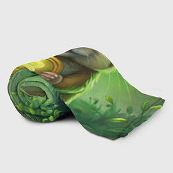 Плед флисовый Хомяк и крипта, цвет: 3D-велсофт — фото 2