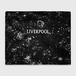 Плед флисовый Liverpool black ice, цвет: 3D-велсофт