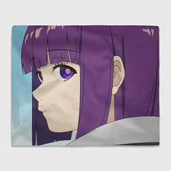 Плед флисовый Fern Cute Face, цвет: 3D-велсофт
