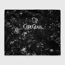 Плед флисовый Code Geass black ice, цвет: 3D-велсофт