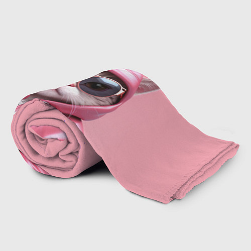 Плед Кошка в капюшоне / 3D-Велсофт – фото 2