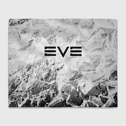 Плед флисовый EVE white graphite, цвет: 3D-велсофт