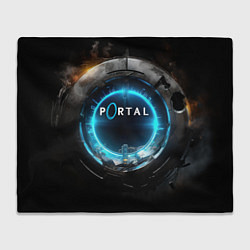 Плед Portal логотип игры
