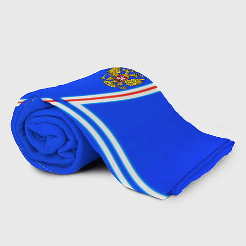 Плед Россия спорт текстура / 3D-Велсофт – фото 2