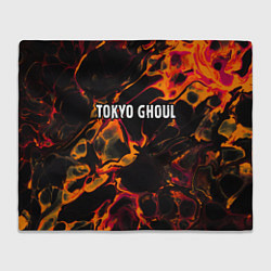 Плед флисовый Tokyo Ghoul red lava, цвет: 3D-велсофт