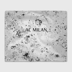 Плед флисовый AC Milan dirty ice, цвет: 3D-велсофт