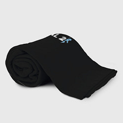 Плед флисовый Portal 2 logo, цвет: 3D-велсофт — фото 2