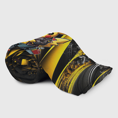 Плед Пикачу на красном мотоцикле / 3D-Велсофт – фото 2