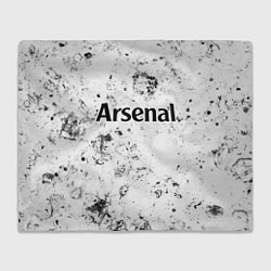 Плед флисовый Arsenal dirty ice, цвет: 3D-велсофт