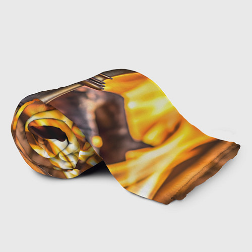 Плед Шахматы - король на фоне огня / 3D-Велсофт – фото 2