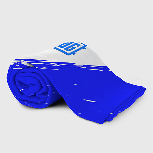 Плед PUBG синие краски / 3D-Велсофт – фото 2